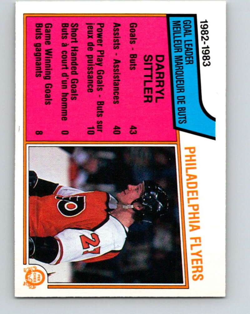 1983-84 O-Pee-Chee #257 Darryl Sittler TL  Philadelphia Flyers  V27569