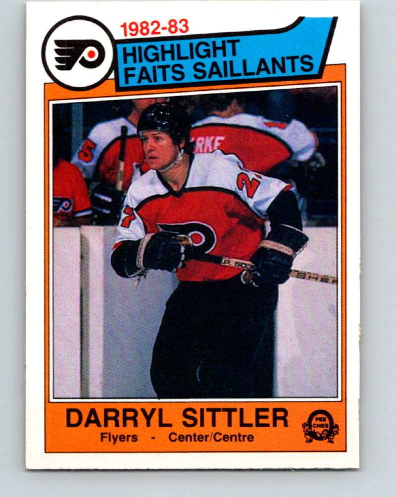 1983-84 O-Pee-Chee #258 Darryl Sittler HL  Philadelphia Flyers  V27570