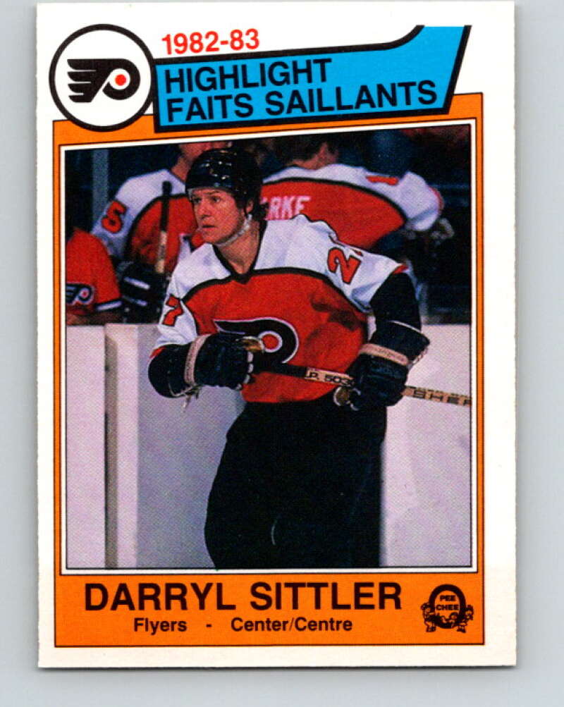 1983-84 O-Pee-Chee #258 Darryl Sittler HL  Philadelphia Flyers  V27572