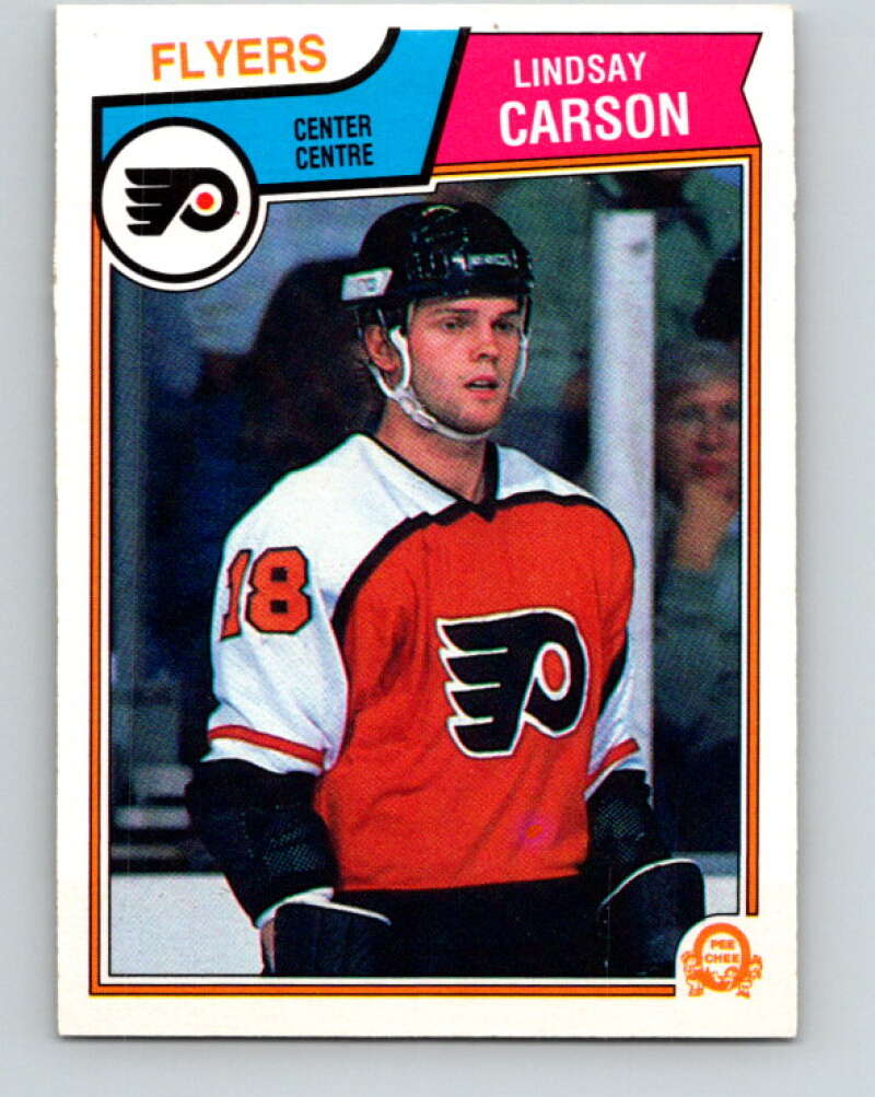 1983-84 O-Pee-Chee #261 Lindsay Carson  RC Rookie Flyers  V27578