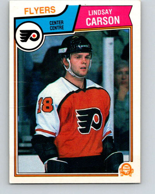 1983-84 O-Pee-Chee #261 Lindsay Carson  RC Rookie Flyers  V27579