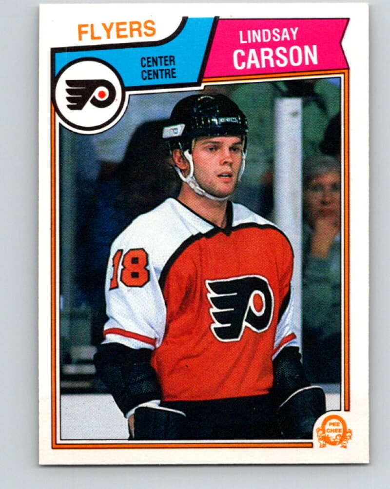 1983-84 O-Pee-Chee #261 Lindsay Carson  RC Rookie Flyers  V27581