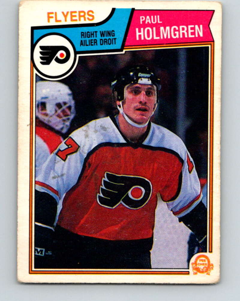 1983-84 O-Pee-Chee #266 Paul Holmgren  Philadelphia Flyers  V27602