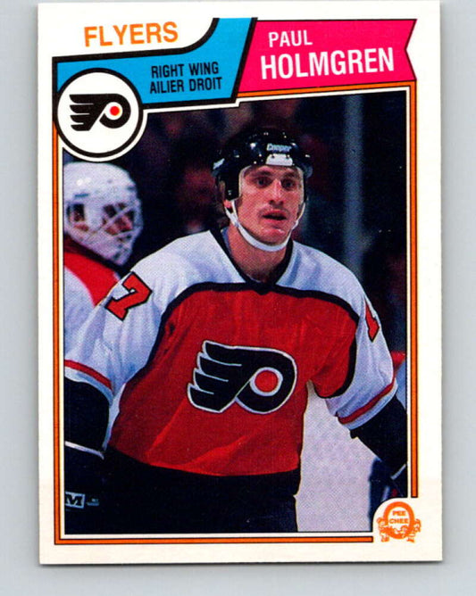 1983-84 O-Pee-Chee #266 Paul Holmgren  Philadelphia Flyers  V27603