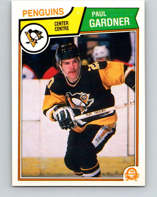 1983-84 O-Pee-Chee #280 Paul Gardner  Pittsburgh Penguins  V27649
