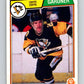 1983-84 O-Pee-Chee #280 Paul Gardner  Pittsburgh Penguins  V27650