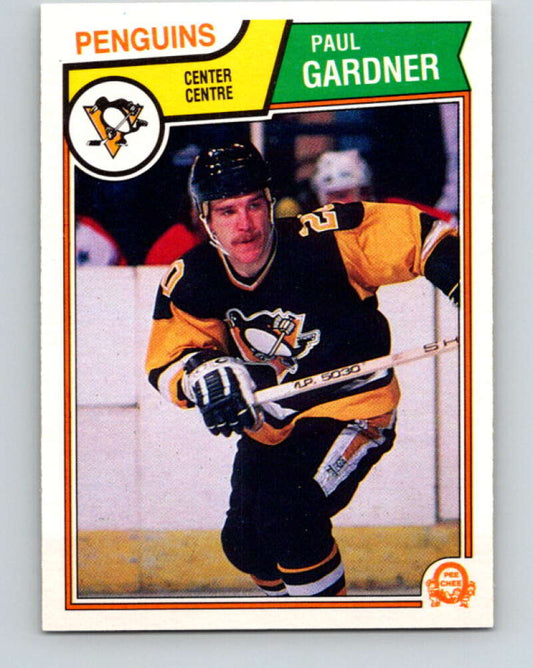 1983-84 O-Pee-Chee #280 Paul Gardner  Pittsburgh Penguins  V27650