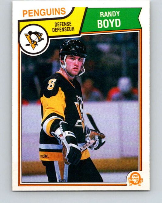 1983-84 O-Pee-Chee #283 Randy Boyd  RC Rookie Penguins  V27662