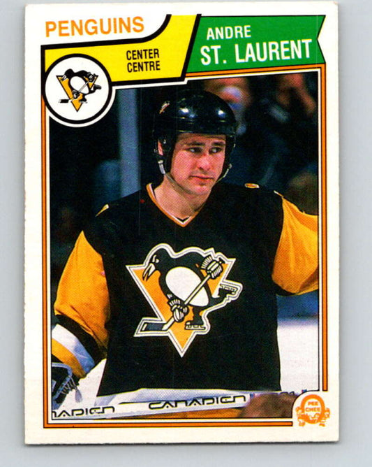 1983-84 O-Pee-Chee #286 Andre St. Laurent  Pittsburgh Penguins  V27672