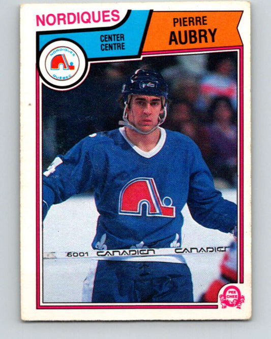 1983-84 O-Pee-Chee #289 Pierre Aubry  Quebec Nordiques  V27680