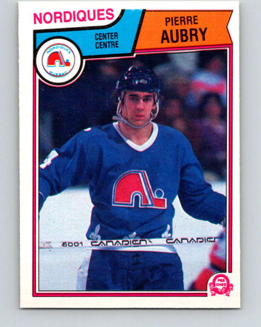 1983-84 O-Pee-Chee #289 Pierre Aubry  Quebec Nordiques  V27682