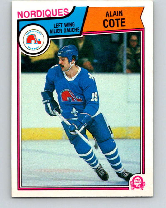 1983-84 O-Pee-Chee #291 Alain Cote  Quebec Nordiques  V27686