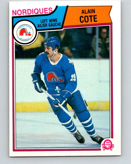 1983-84 O-Pee-Chee #291 Alain Cote  Quebec Nordiques  V27688