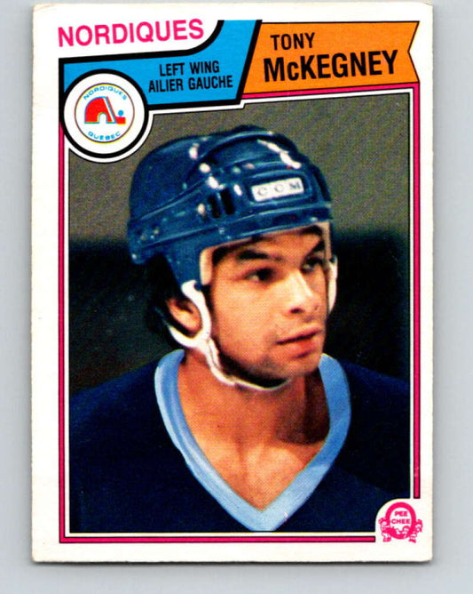 1983-84 O-Pee-Chee #296 Tony McKegney  Quebec Nordiques  V27705