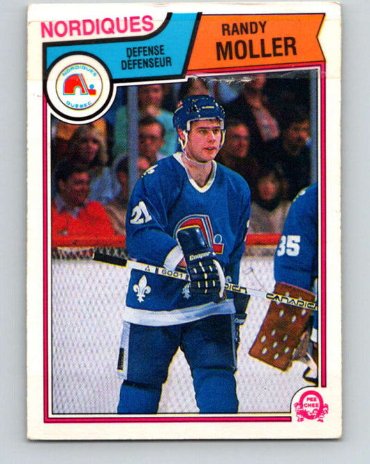 1983-84 O-Pee-Chee #297 Randy Moller  RC Rookie Nordiques  V27707