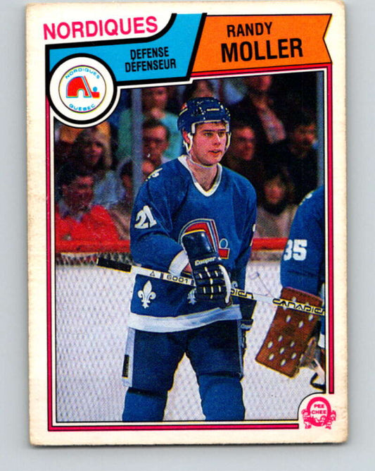 1983-84 O-Pee-Chee #297 Randy Moller  RC Rookie Nordiques  V27708