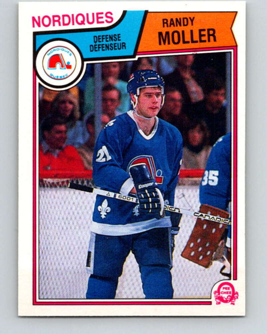 1983-84 O-Pee-Chee #297 Randy Moller  RC Rookie Nordiques  V27709