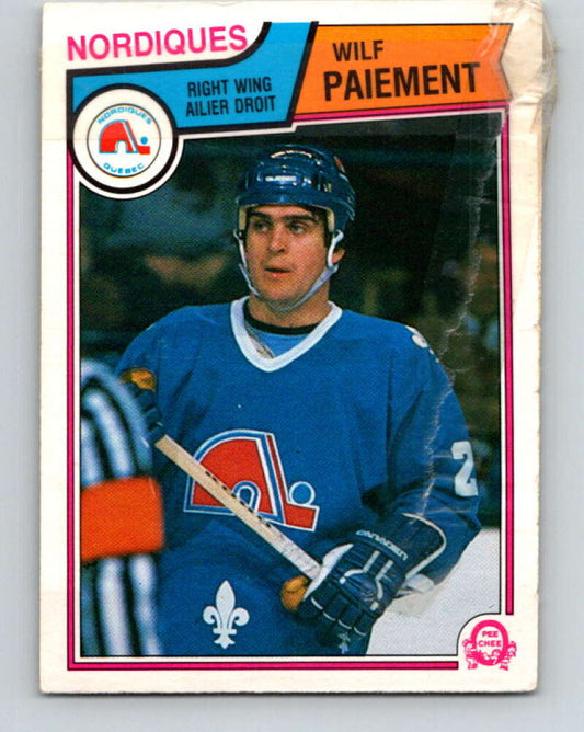 1983-84 O-Pee-Chee #298 Wilf Paiement  Quebec Nordiques  V27710