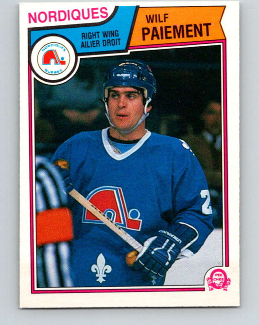 1983-84 O-Pee-Chee #298 Wilf Paiement  Quebec Nordiques  V27711