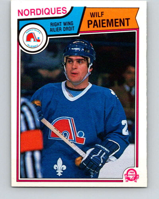 1983-84 O-Pee-Chee #298 Wilf Paiement  Quebec Nordiques  V27712