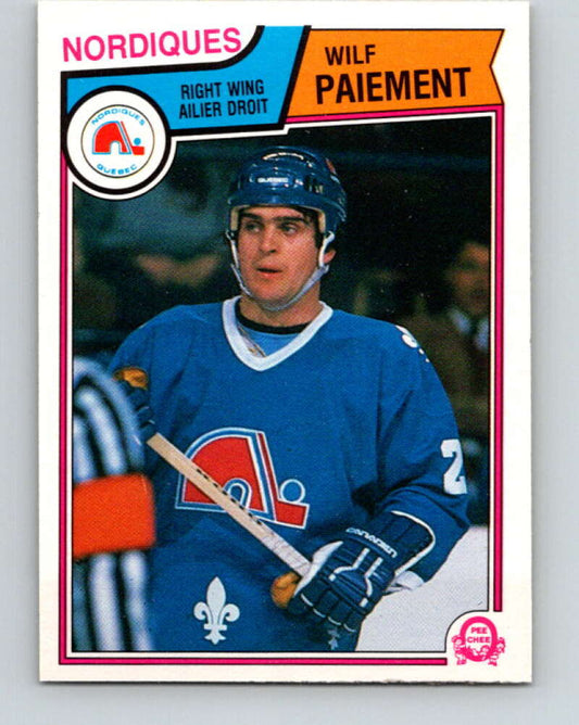 1983-84 O-Pee-Chee #298 Wilf Paiement  Quebec Nordiques  V27713