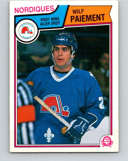 1983-84 O-Pee-Chee #298 Wilf Paiement  Quebec Nordiques  V27714
