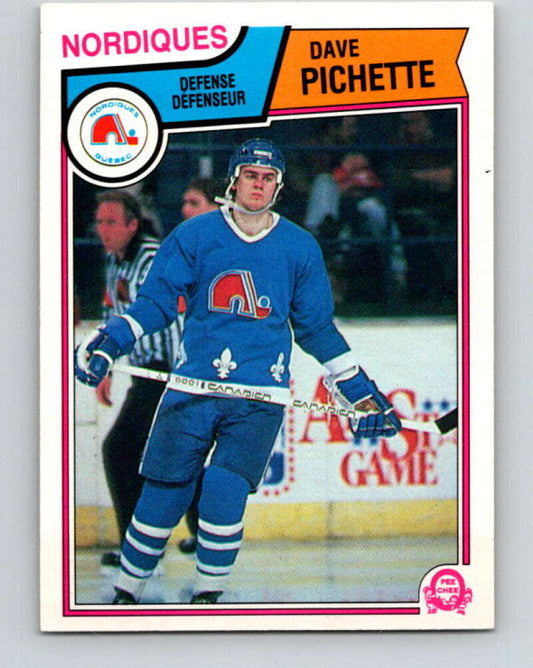 1983-84 O-Pee-Chee #299 Dave Pichette  Quebec Nordiques  V27717