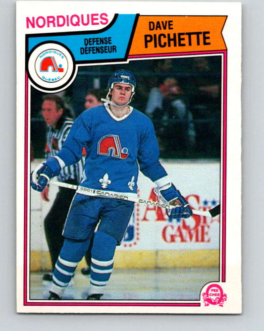 1983-84 O-Pee-Chee #299 Dave Pichette  Quebec Nordiques  V27718