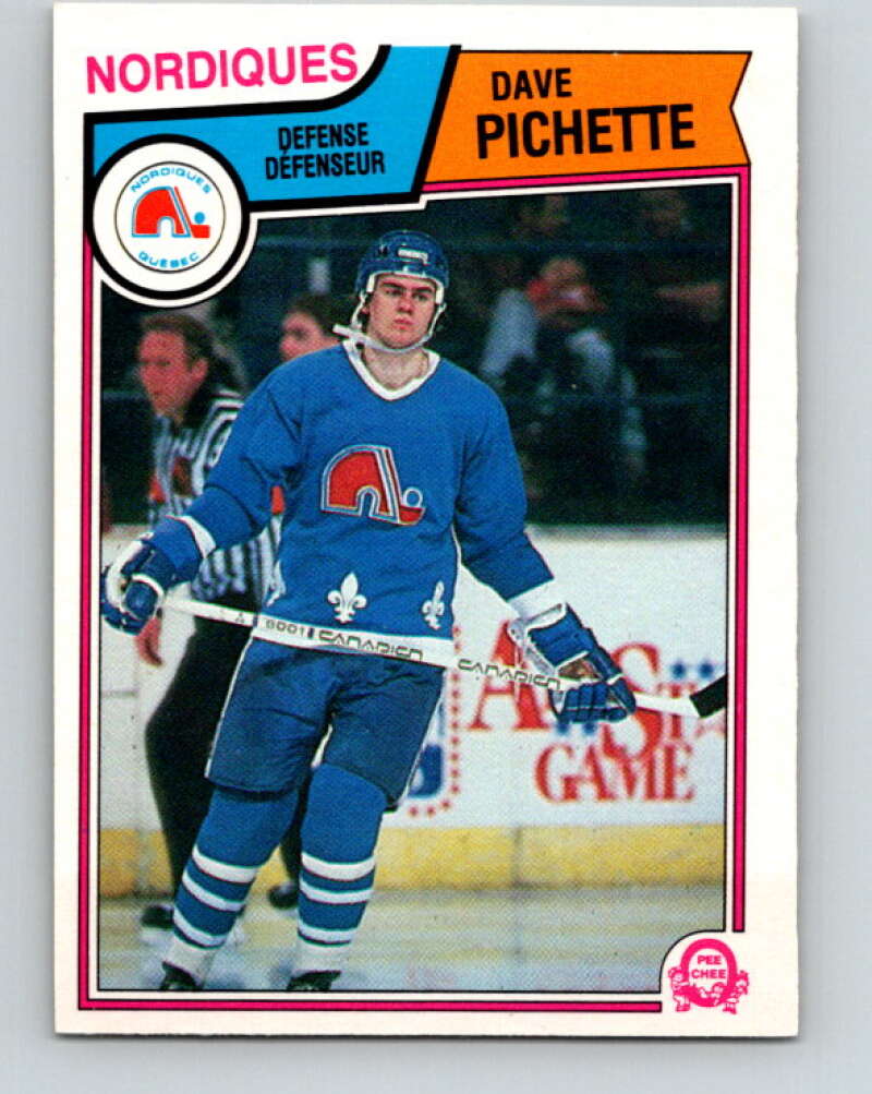1983-84 O-Pee-Chee #299 Dave Pichette  Quebec Nordiques  V27718