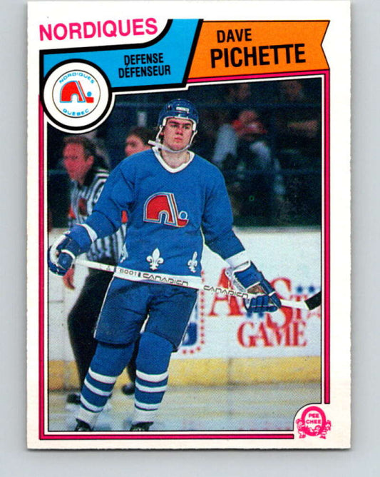 1983-84 O-Pee-Chee #299 Dave Pichette  Quebec Nordiques  V27720