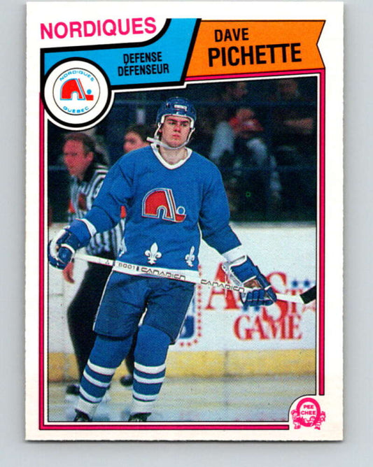 1983-84 O-Pee-Chee #299 Dave Pichette  Quebec Nordiques  V27721