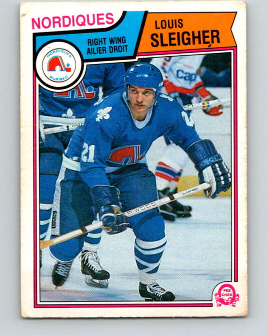 1983-84 O-Pee-Chee #301 Louis Sleigher  RC Rookie Nordiques  V27725