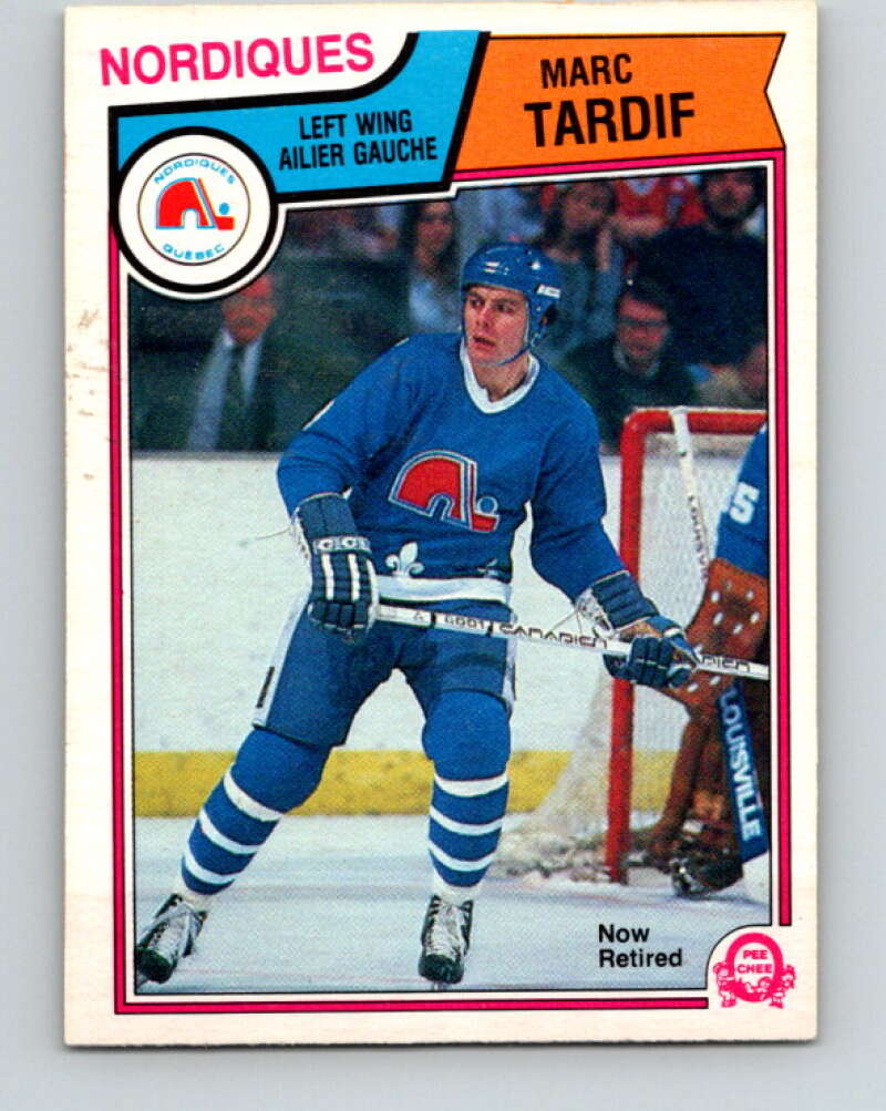 1983-84 O-Pee-Chee #305 Marc Tardif  Quebec Nordiques  V27737