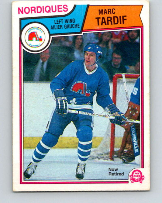1983-84 O-Pee-Chee #305 Marc Tardif  Quebec Nordiques  V27738