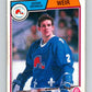 1983-84 O-Pee-Chee #306 Wally Weir  Quebec Nordiques  V27741