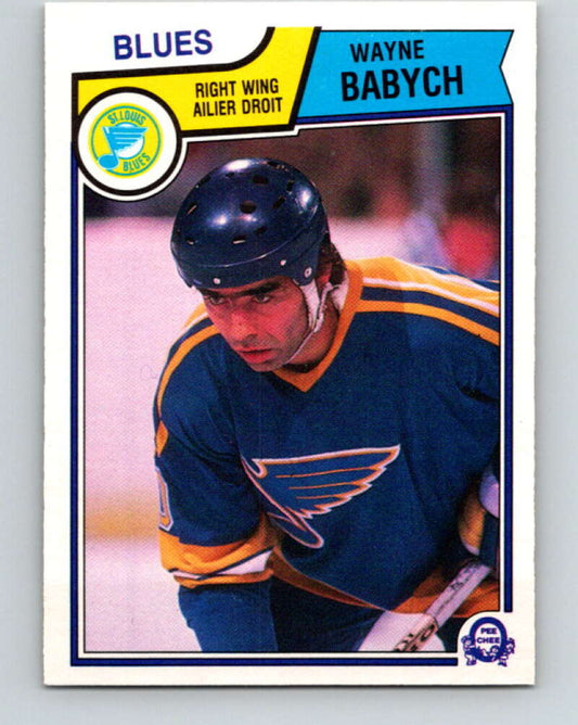 1983-84 O-Pee-Chee #310 Wayne Babych  St. Louis Blues  V27756