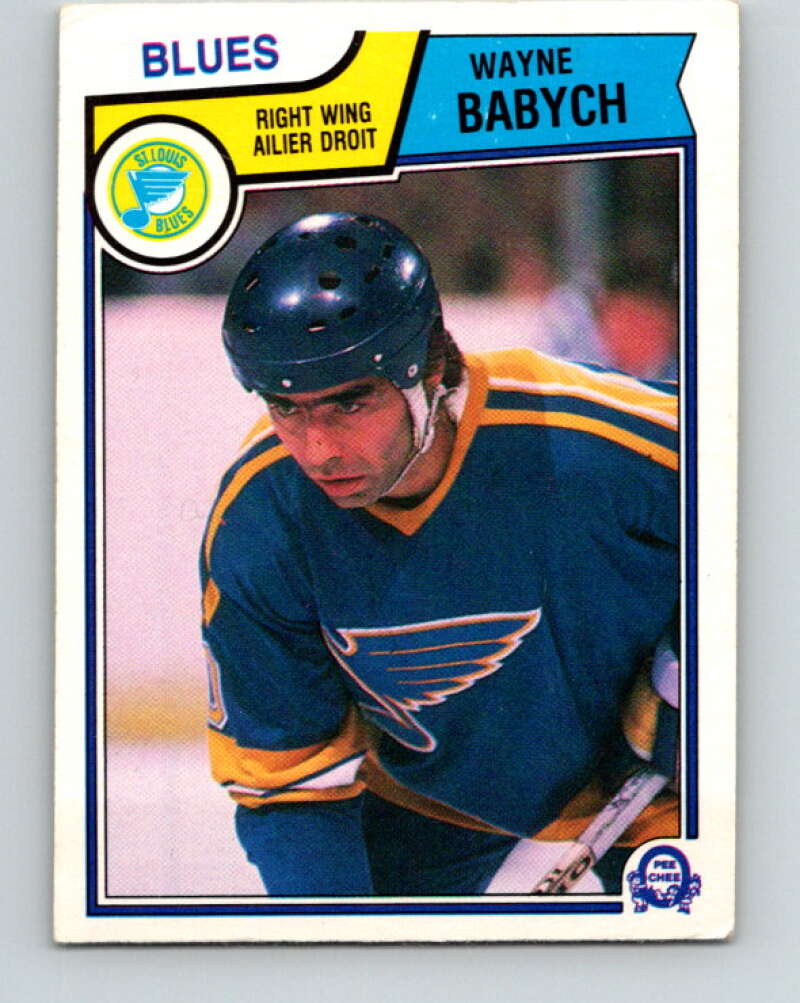 1983-84 O-Pee-Chee #310 Wayne Babych  St. Louis Blues  V27757