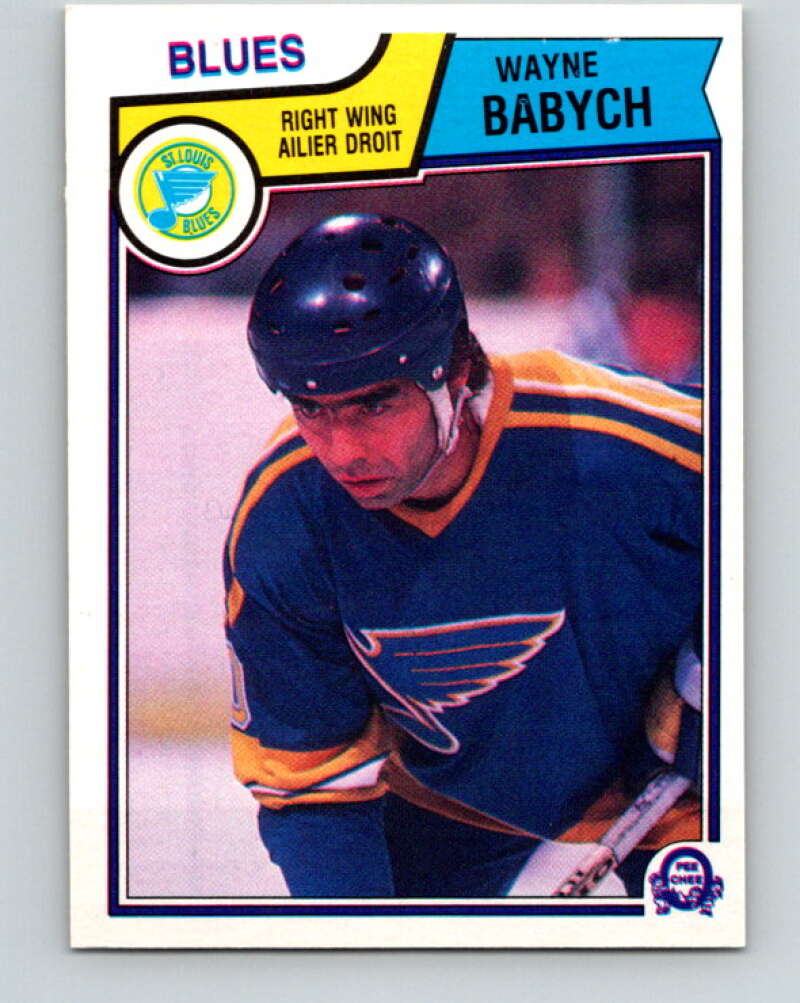 1983-84 O-Pee-Chee #310 Wayne Babych  St. Louis Blues  V27758