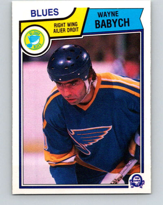 1983-84 O-Pee-Chee #310 Wayne Babych  St. Louis Blues  V27759