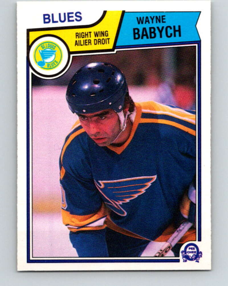 1983-84 O-Pee-Chee #310 Wayne Babych  St. Louis Blues  V27759