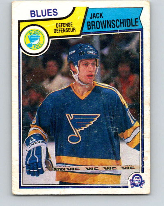 1983-84 O-Pee-Chee #311 Jack Brownschidle  St. Louis Blues  V27760