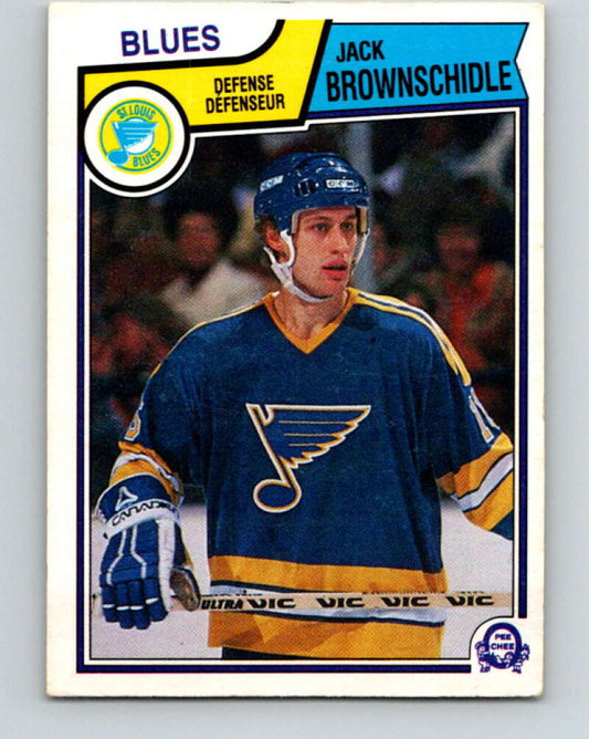 1983-84 O-Pee-Chee #311 Jack Brownschidle  St. Louis Blues  V27761