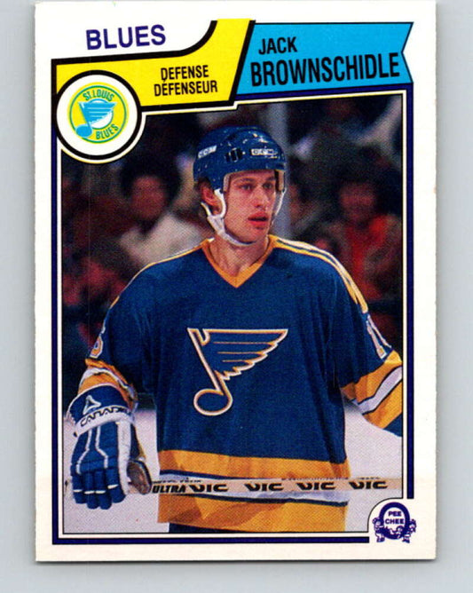 1983-84 O-Pee-Chee #311 Jack Brownschidle  St. Louis Blues  V27764