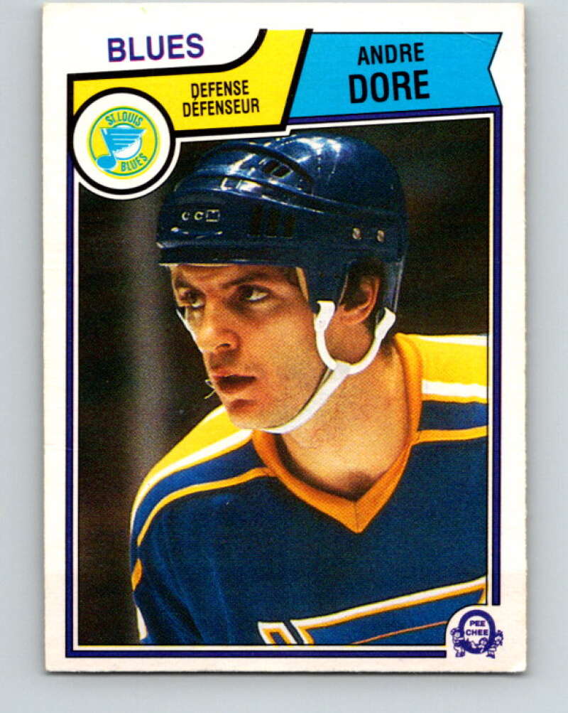 1983-84 O-Pee-Chee #313 Andre Dore  RC Rookie St. Louis Blues  V27770