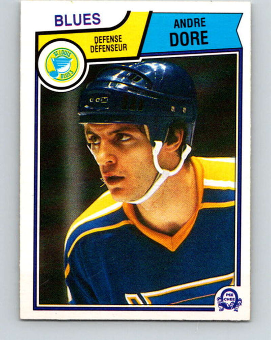1983-84 O-Pee-Chee #313 Andre Dore  RC Rookie St. Louis Blues  V27771