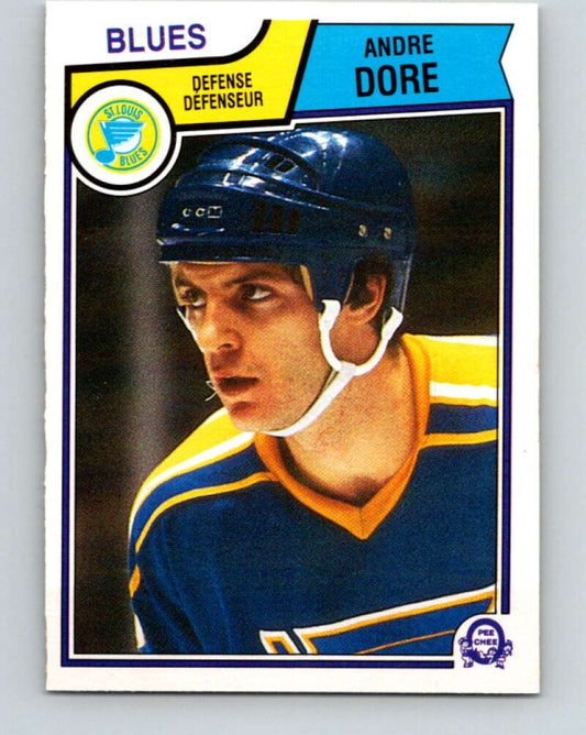 1983-84 O-Pee-Chee #313 Andre Dore  RC Rookie St. Louis Blues  V27774