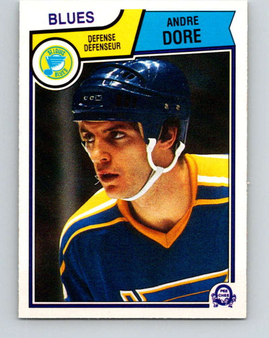 1983-84 O-Pee-Chee #313 Andre Dore  RC Rookie St. Louis Blues  V27776