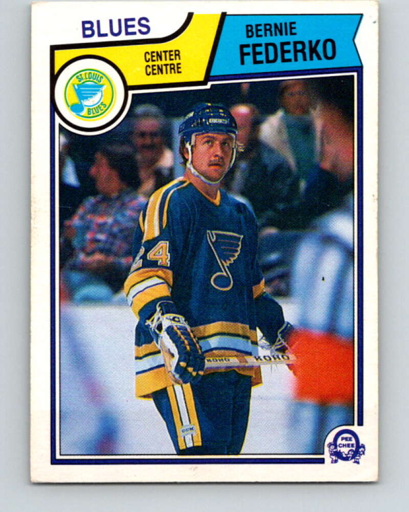 1983-84 O-Pee-Chee #315 Bernie Federko  St. Louis Blues  V27780