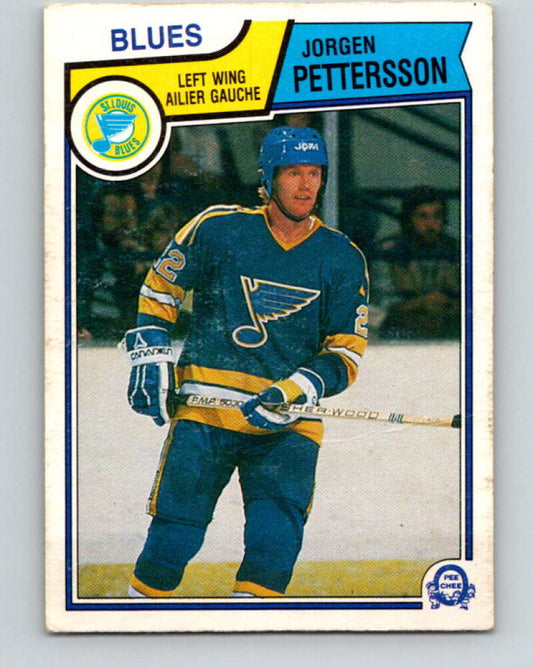 1983-84 O-Pee-Chee #318 Jorgen Pettersson  St. Louis Blues  V27786