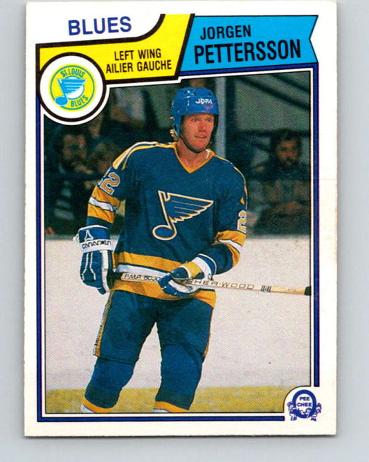 1983-84 O-Pee-Chee #318 Jorgen Pettersson  St. Louis Blues  V27787